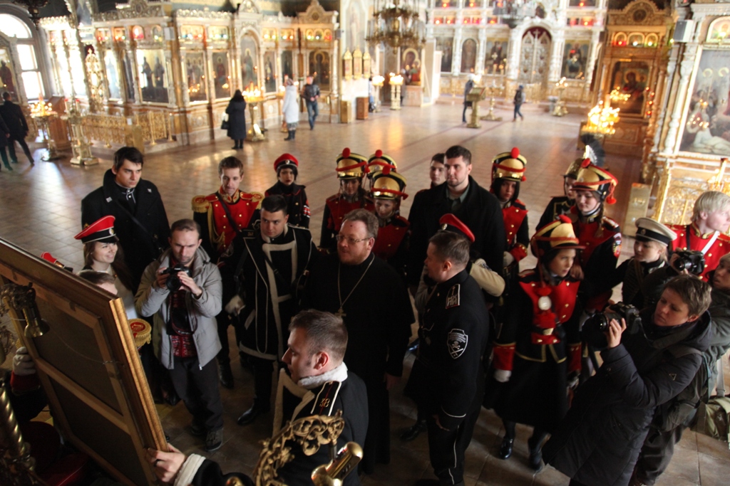 Студенты-юнкера Московского художественно-промышленного института посетили наш храм