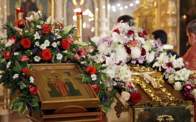 Праздник святых мучениц Веры, Надежды, Любви и Софии. Литургия. Фото.