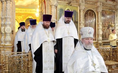 Праздник Вознесения Господня. Всенощное бдение. Фото.