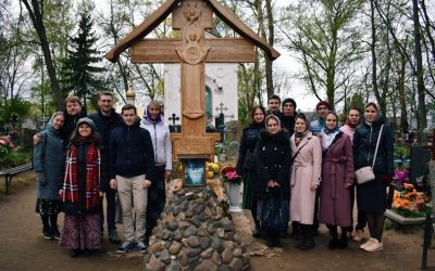 Молодежная группа «Лествица» посетила Псково-Печерский монастырь