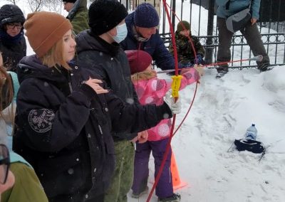 Команды воскресной школы нашего храма приняли участие в городской молодежной военно-исторической игре «Патриоты России».