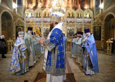 Епископ Парамон совершил Божественную литургию в день престольного праздника храма