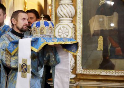 Епископ Парамон совершил Божественную литургию в день престольного праздника храма