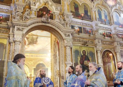 Епископ Парамон совершил Божественную литургию в день престольного праздника храма