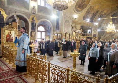 Епископ Парамон совершил Божественную литургию в день престольного праздника храма