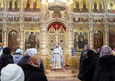 Епископ Парамон совершил Божественную литургию в день престольного праздника храма