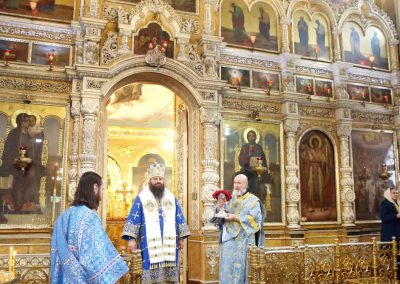 Епископ Парамон совершил Божественную литургию в день престольного праздника храма