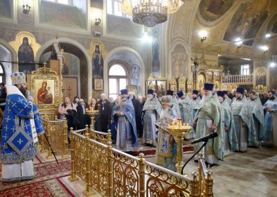 Епископ Парамон совершил Божественную литургию в день престольного праздника храма