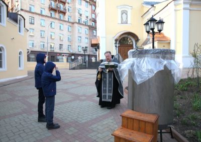 Освящение куличей