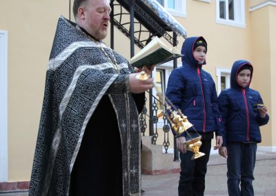 Освящение куличей