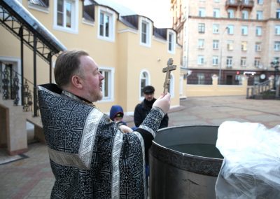 Освящение куличей