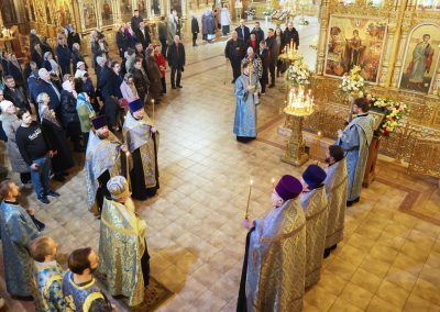 Богослужение в день престольного праздника в честь иконы Божией Матери “Всех скорбящих Радость”