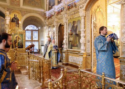 Богослужение в день престольного праздника в честь иконы Божией Матери “Всех скорбящих Радость”