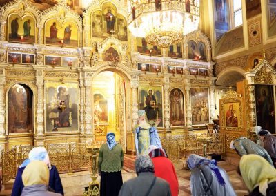 Богослужение в день престольного праздника в честь иконы Божией Матери “Всех скорбящих Радость”