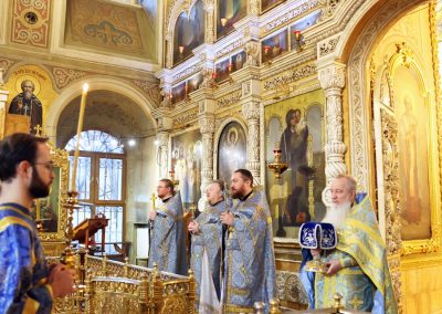 Богослужение в день престольного праздника в честь иконы Божией Матери “Всех скорбящих Радость”