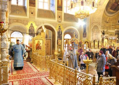 Богослужение в день престольного праздника в честь иконы Божией Матери “Всех скорбящих Радость”