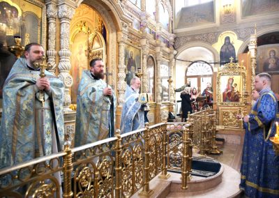 Божественная Лиутргия в праздник Благовещения Пресвятой Богородицы