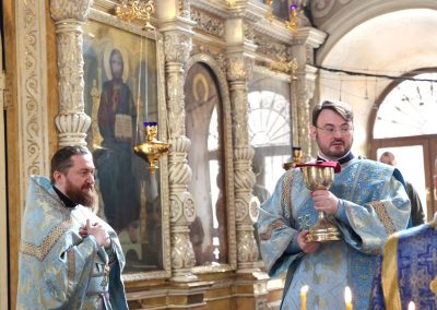 Божественная Лиутргия в праздник Благовещения Пресвятой Богородицы