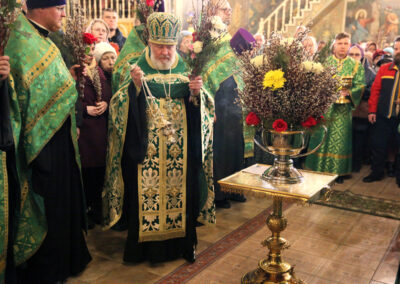 Праздник Входа Господня в Иерусалим. Поздравляем с наградами сотрудников храма.