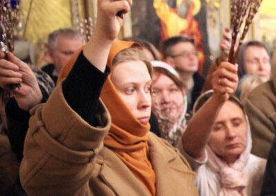 Праздник Входа Господня в Иерусалим. Поздравляем с наградами сотрудников храма.
