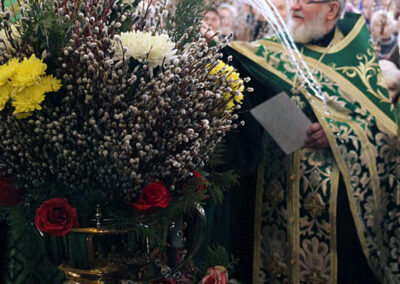 Праздник Входа Господня в Иерусалим. Поздравляем с наградами сотрудников храма.
