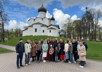 "Лествица" совершила паломничество на Псковскую землю.